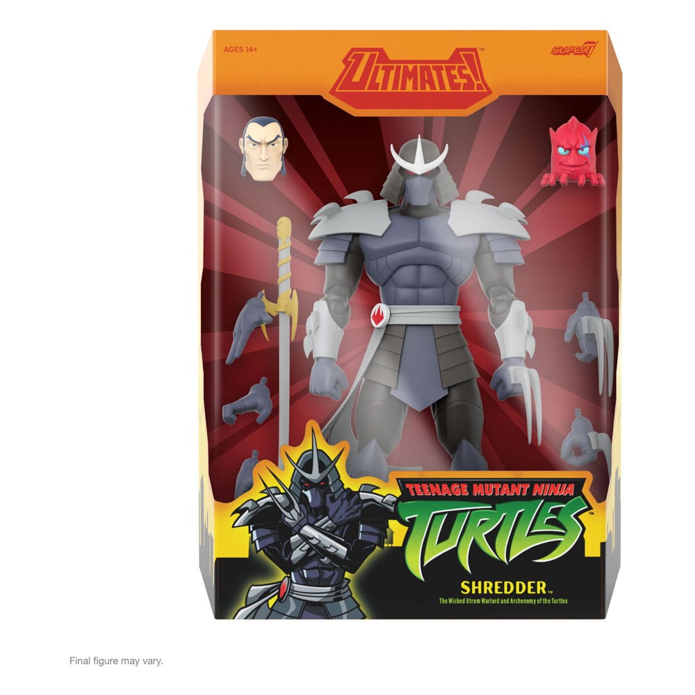 🧪 LAB | SU ORDINAZIONE Teenage Mutant Ninja Turtles Ultimates Action Figure Wave 13 Shredder 18 cm 