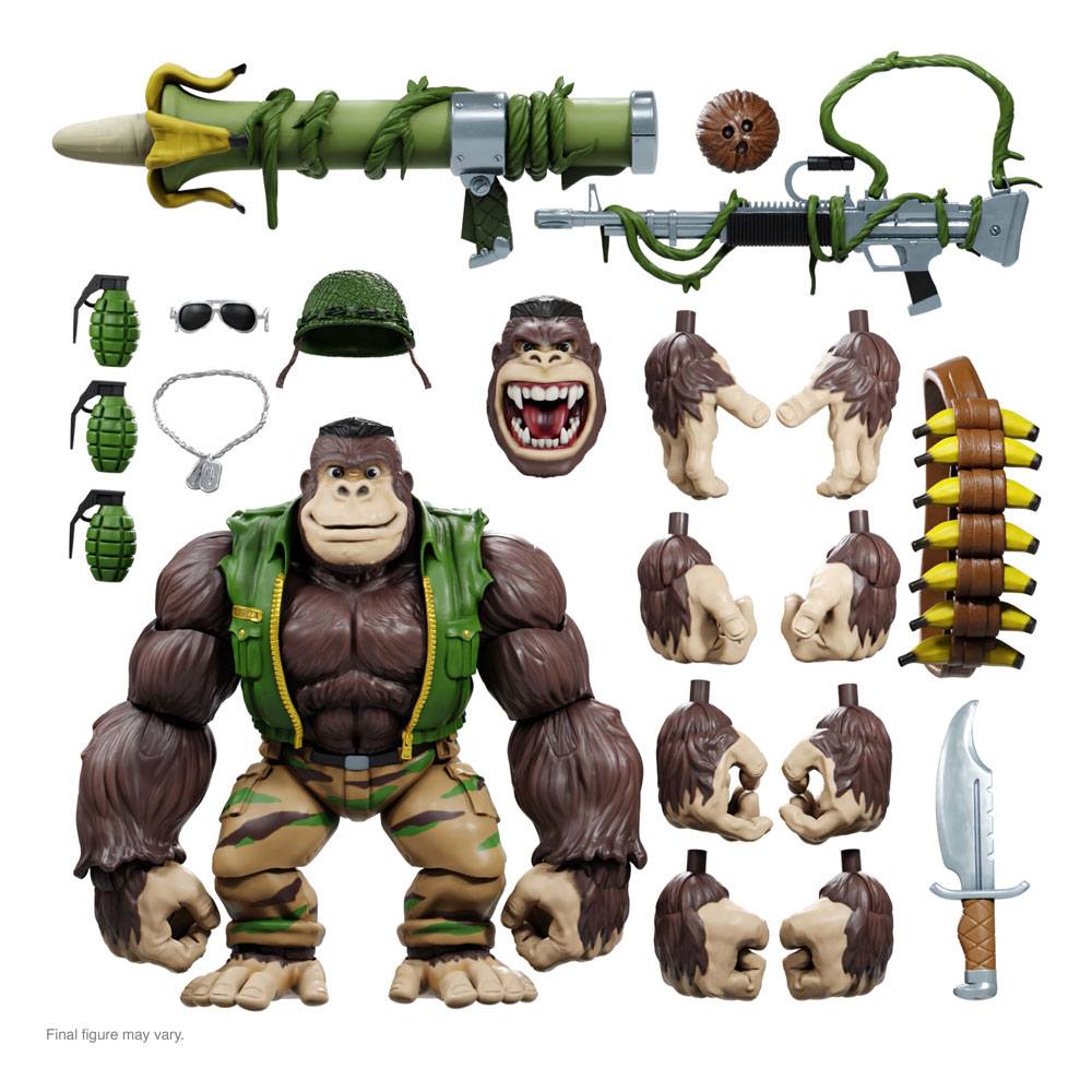 SU ORDINAZIONE Teenage Mutant Ninja Turtles Ultimates Action Figure Guerrilla Gorilla 20 cm *PREZZO SPECIALE*
