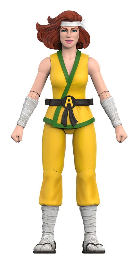 SU ORDINAZIONE Teenage Mutant Ninja Turtles Ultimates Action Figure Ninja April 18 cm *PREZZO SPECIALE*