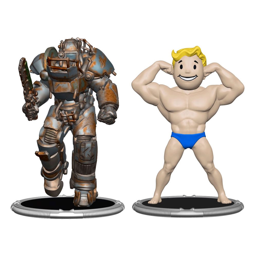 SU ORDINAZIONE Fallout Mini Figures 2-Pack Set E Raider & Vault Boy (Strong) 7 cm *PREZZO SPECIALE*