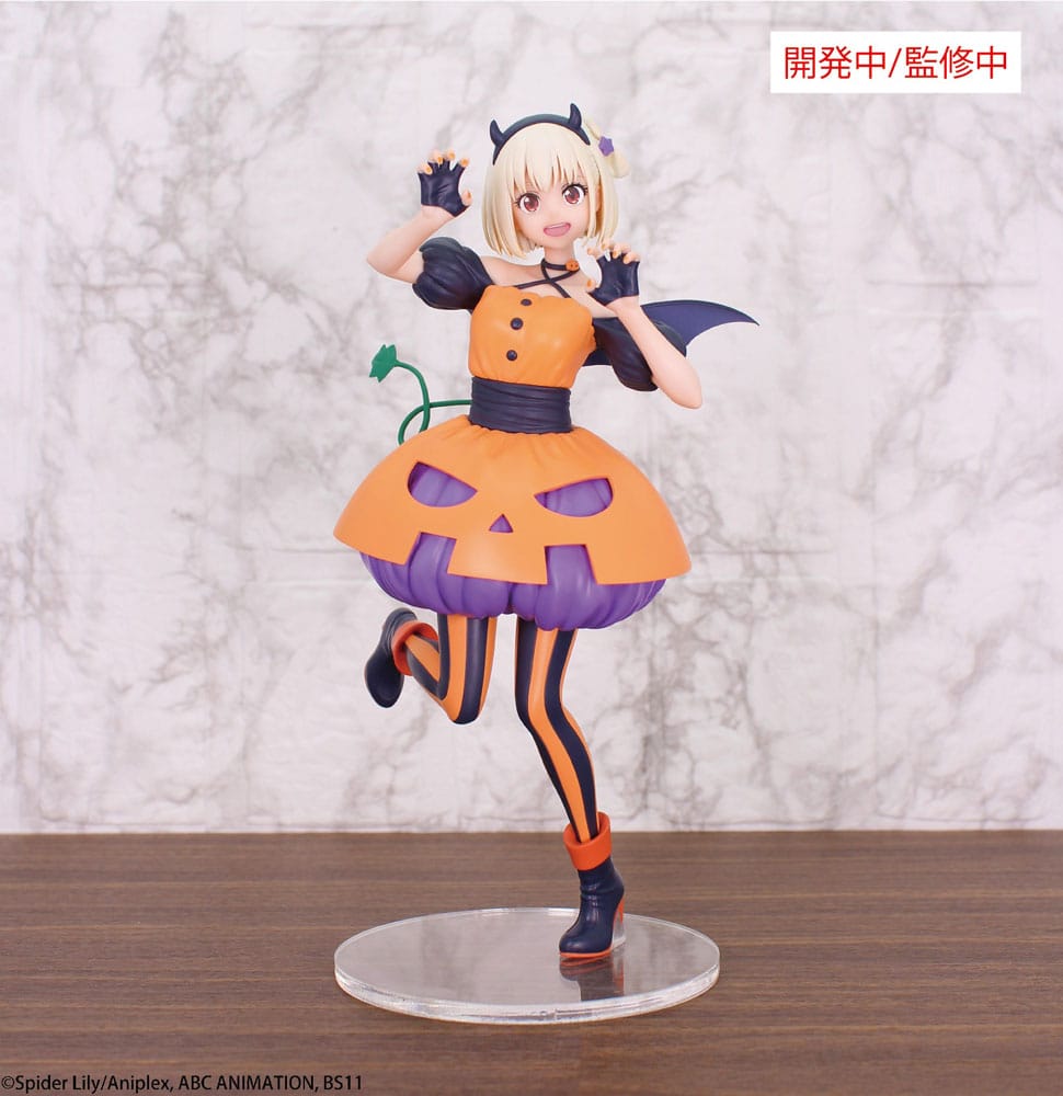 SU ORDINAZIONE Lycoris Recoil Brilliant Figure PVC Statue 1/7 Nishikigi Chisato Halloween Ver. 22 cm