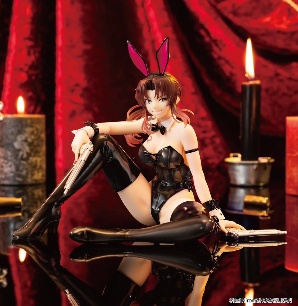 PREORDINE+ 10/2026 Black Lagoon One-Seventh Carat PVC Statue 1/7 Revy Bunny Ver. 16 cm