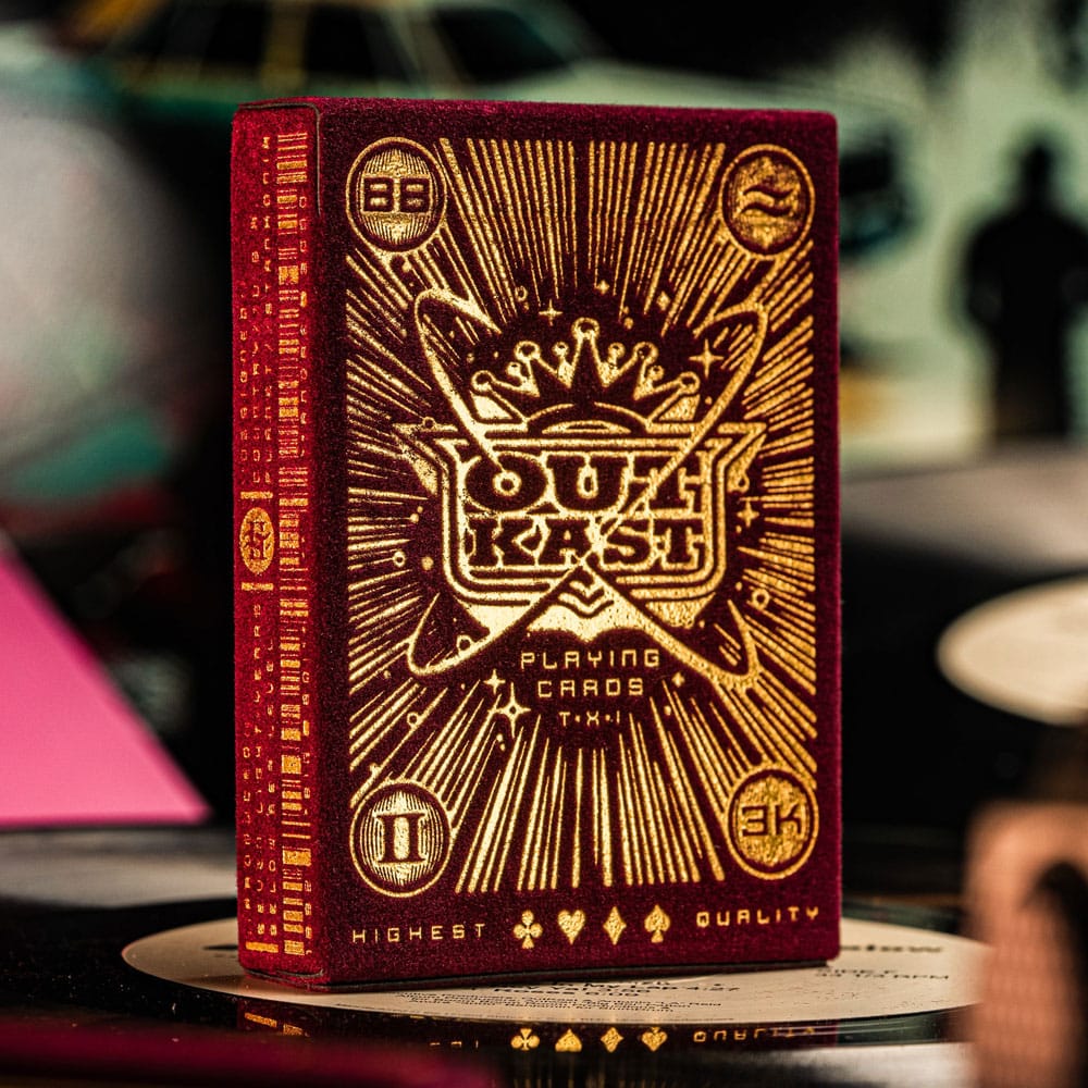 MADE TO ORDER Outcast Playing Cards Red Velvet