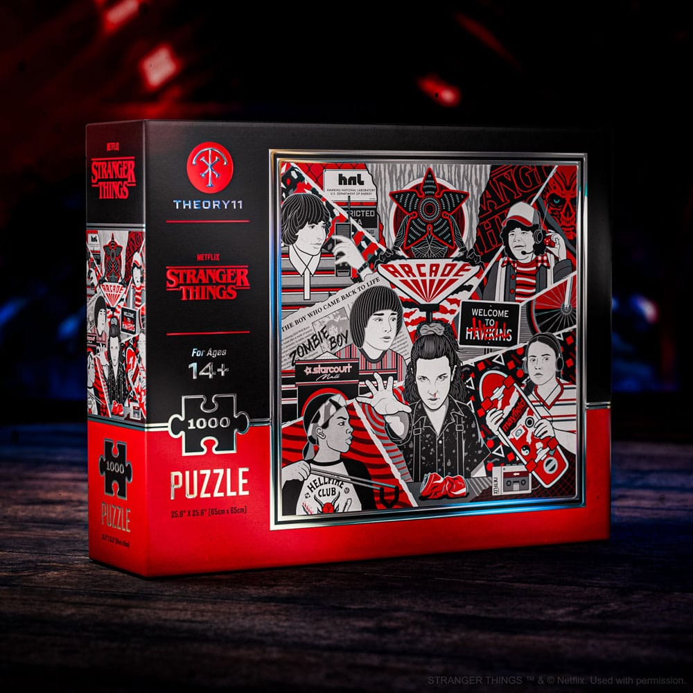 AUF BESTELLUNG HERGESTELLTES Stranger Things-Mehrdimensionales Puzzle (1000 Teile)