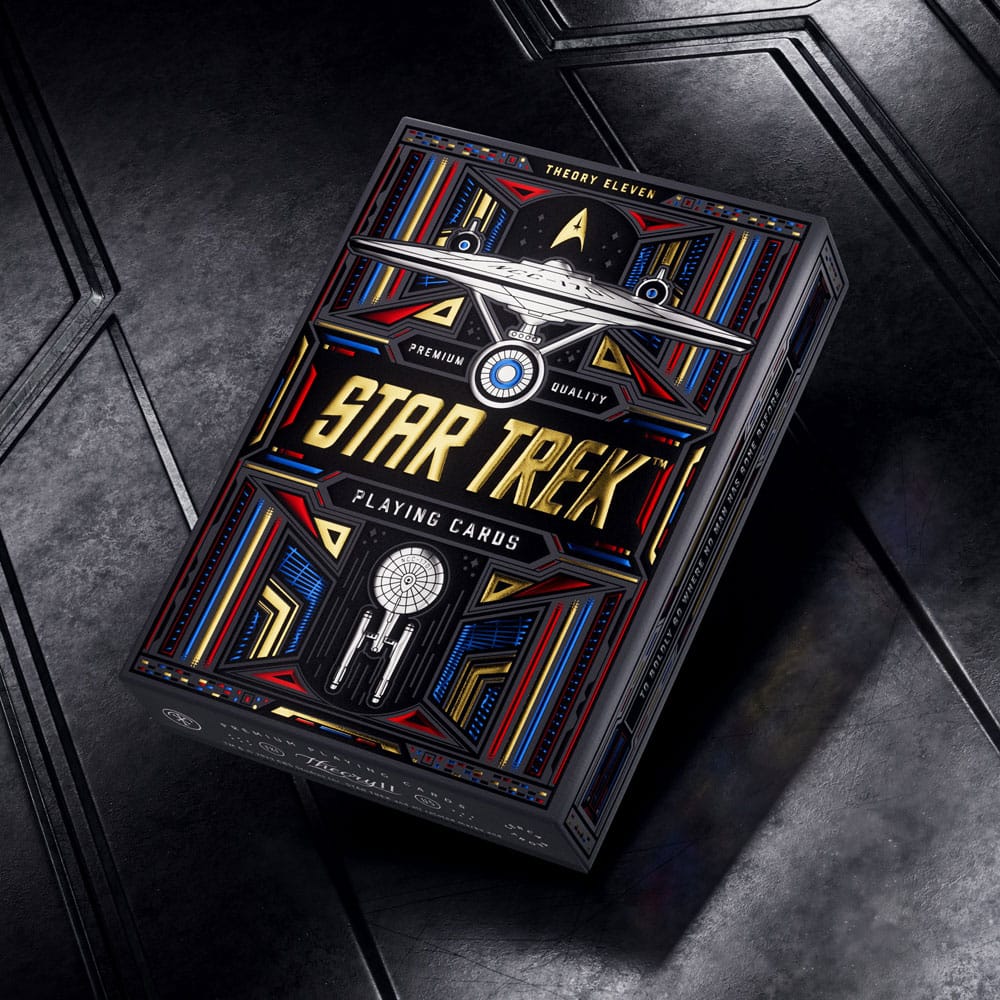 AUF BESTELLUNG gefertigte Star Trek Spielkarten Dunkle Version
