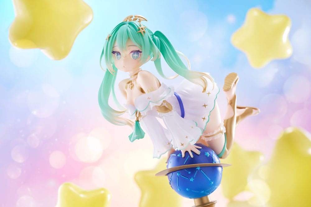 PREORDINE ESAURITO Hatsune Miku PVC Statue Bust Up Figure 39 Miku's Day Anniversary 2nd Season Glittering Star Ver. 18 cm (PREORD. SECONDA CHANCE)
