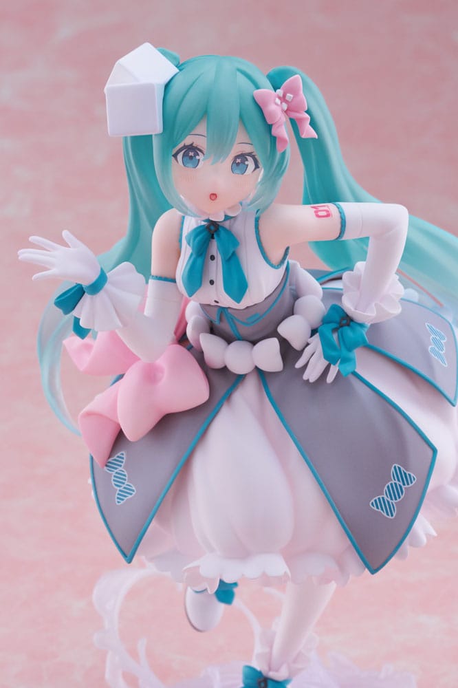 PREORDINE ESAURITO  Hatsune Miku PVC Statue Bust Up Figure 39 Miku's Day Anniversary 2nd season Melty Sugar Ver. 18 cm
