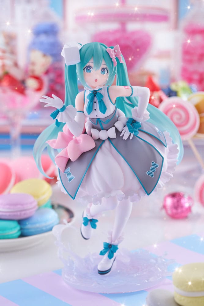 PREORDINE ESAURITO  Hatsune Miku PVC Statue Bust Up Figure 39 Miku's Day Anniversary 2nd season Melty Sugar Ver. 18 cm