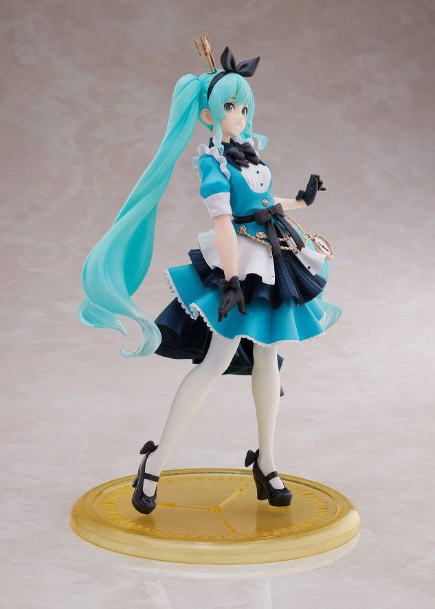 Vocaloid PVC Princess AMP Statue Hatsune Miku Alice Ver. 18 cm