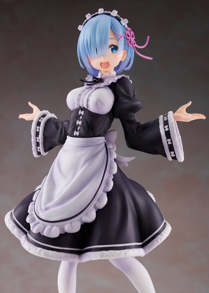 IN STOCK (Scatola Danneggiata) Re:Zero PVC Statue AMP Rem Winter Maid Image Ver. 23 cm