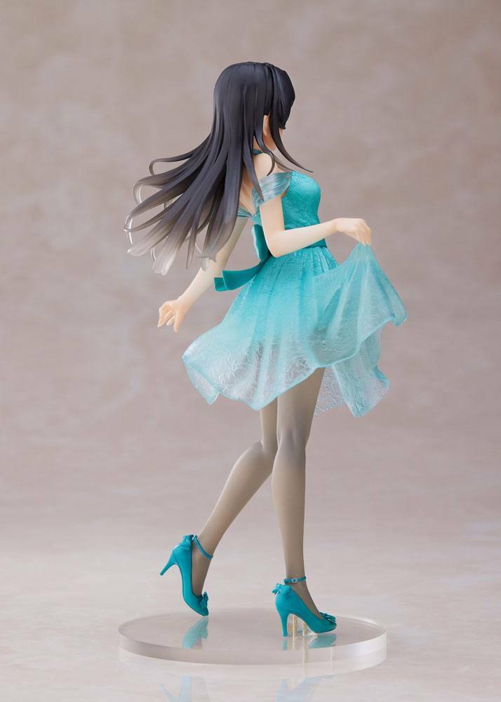 IN STOCK (Scatola Danneggiata) Rascal Does Not Dream of Bunny Girl Senpai PVC Statue Mai Sakurajima Clear Dress Ver. 20 cm