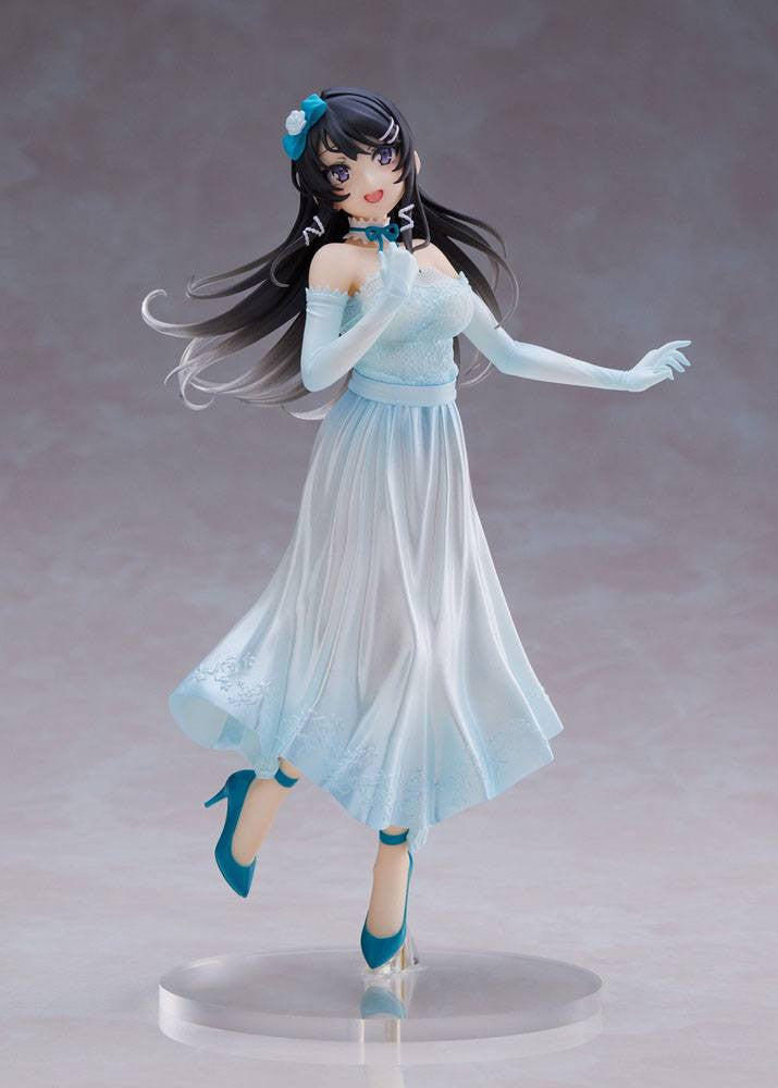 IN STOCK Rascal Does Not Dream of Bunny Girl Senpai Coreful PVC Statue Mai Sakurajima Party Dress Ver. 20 cm