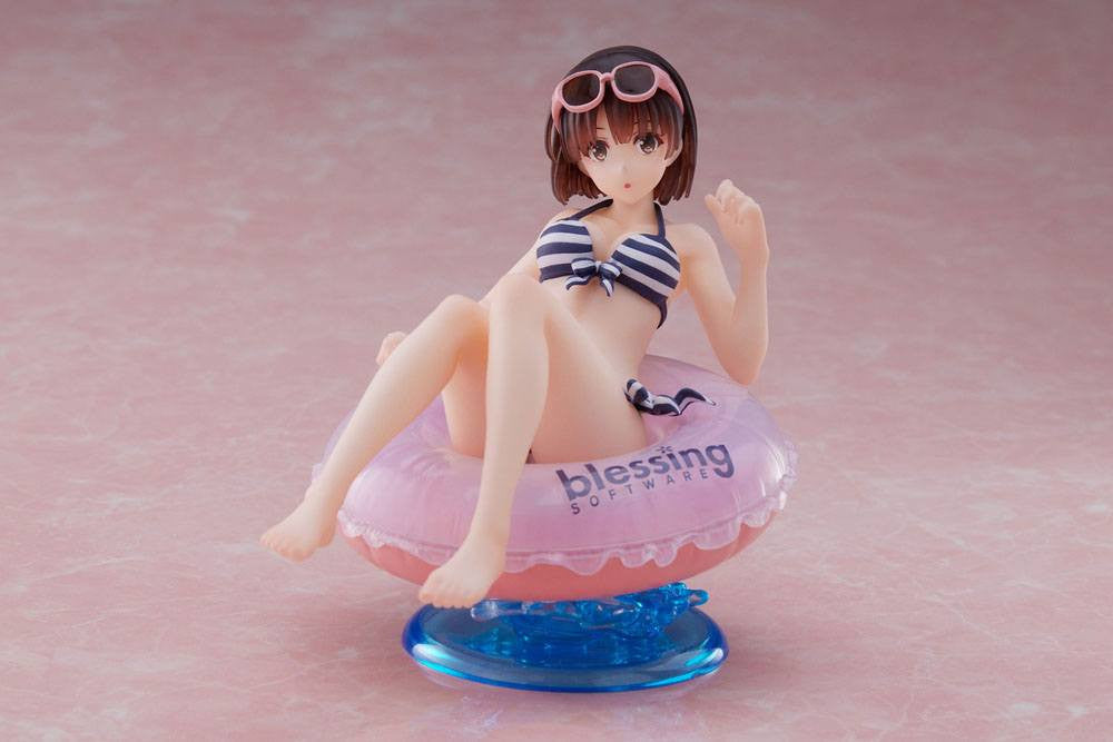 IN STOCK Saekano Aqua Float Girls PVC Statue Megumi Kato 13 cm