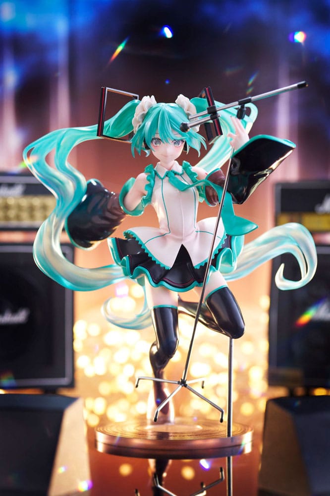 (Scatola Danneggiata) Hatsune Miku AMP PVC Statue Statue Birthday 2023 Ver. 21 cm