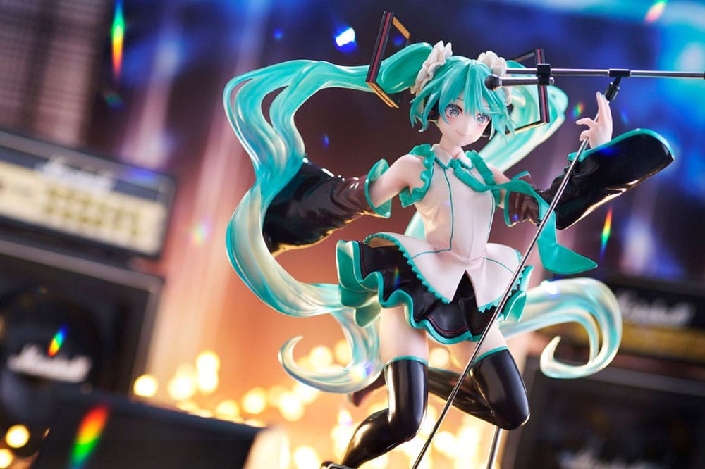 (Scatola Danneggiata) Hatsune Miku AMP PVC Statue Statue Birthday 2023 Ver. 21 cm