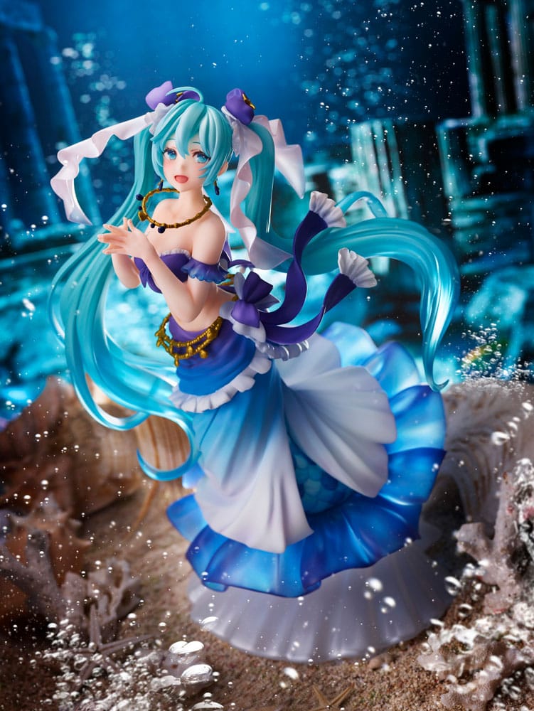 PREORDINE ESAURITO Hatsune Miku AMP PVC Statue Princess Mermaid Ver. 21 cm