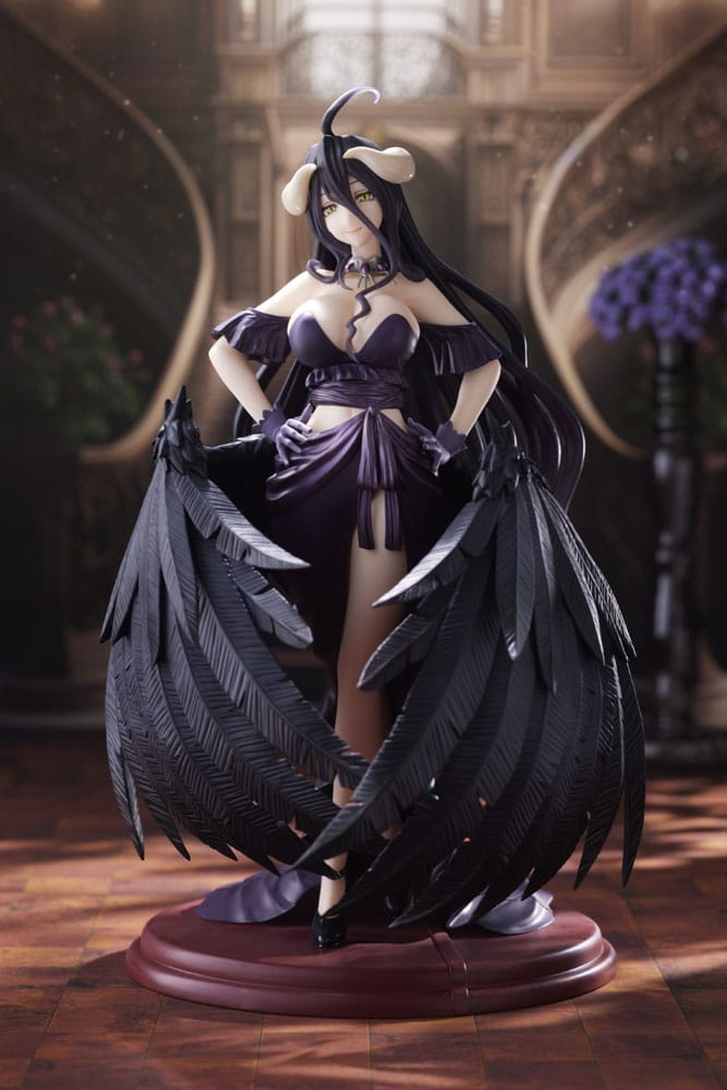 PREORDINE CHIUSO Overlord IV AMP PVC Statue Statue Albedo Black Dress Ver. 20 cm (2ND RUN)
