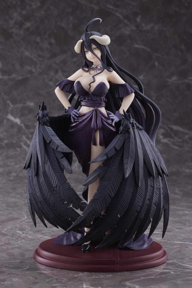 PREORDINE CHIUSO Overlord IV AMP PVC Statue Statue Albedo Black Dress Ver. 20 cm (2ND RUN)