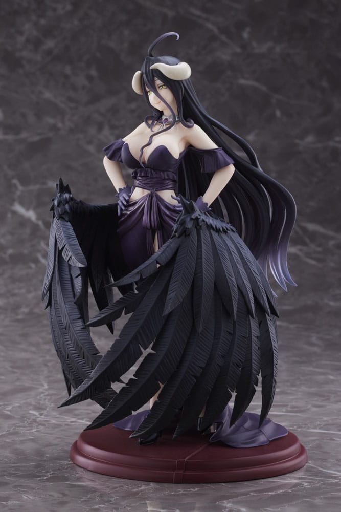 PREORDINE CHIUSO Overlord IV AMP PVC Statue Statue Albedo Black Dress Ver. 20 cm (2ND RUN)