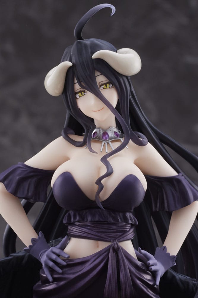 PREORDINE CHIUSO Overlord IV AMP PVC Statue Statue Albedo Black Dress Ver. 20 cm (2ND RUN)