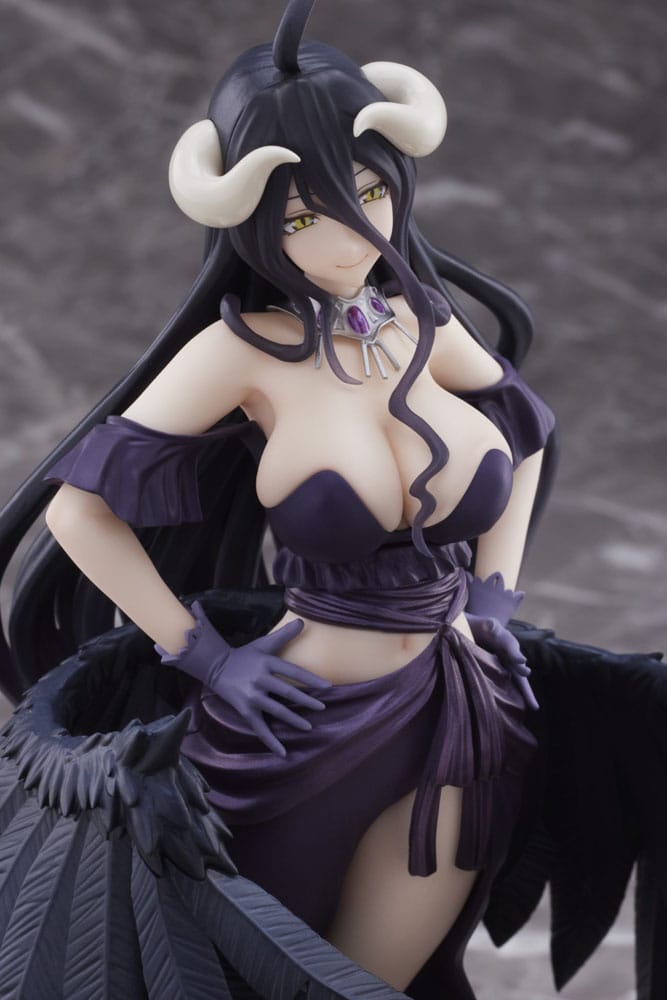 PREORDINE CHIUSO Overlord IV AMP PVC Statue Statue Albedo Black Dress Ver. 20 cm (2ND RUN)