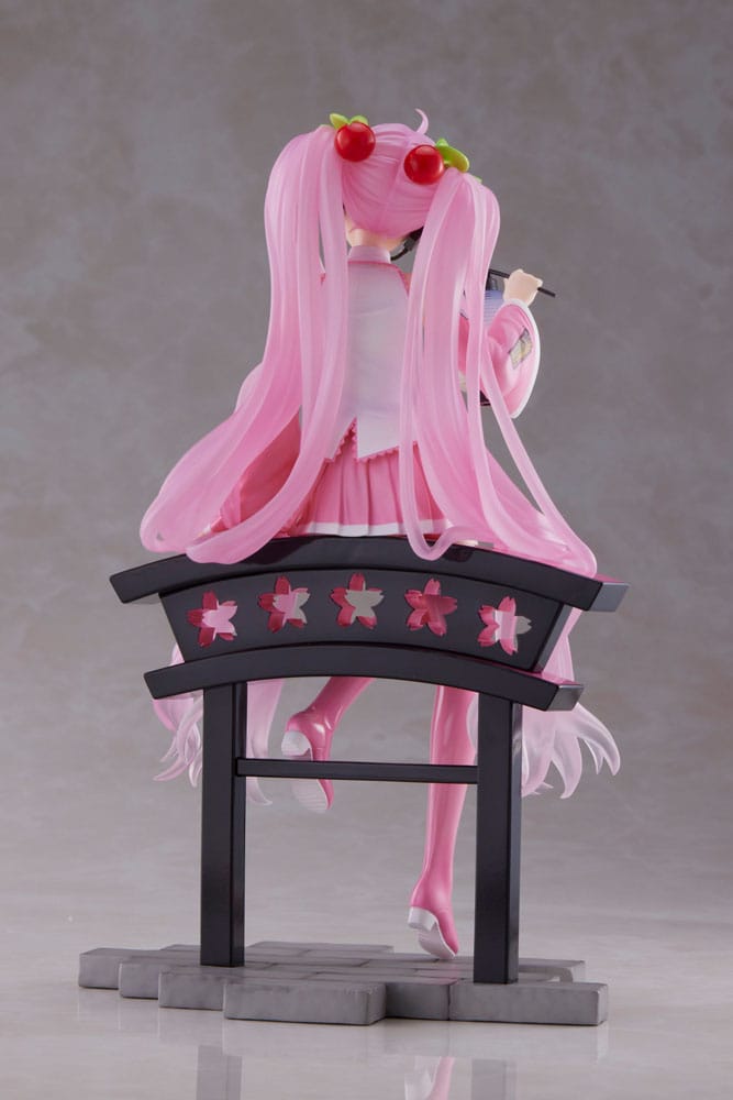 PREORDINE ESAURITO Hatsune Miku AMP PVC Statue Statue Sakura Miku Lantern Ver. Reissue 20 cm (H)