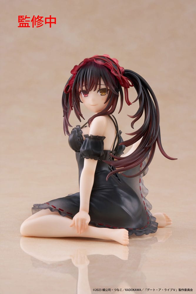 PREORDINE+ CHIUSO 02/2025 Date A Live V PVC Statue Desktop Cute Figure Kurumi Tokisaki Nightwear Ver. 13 cm (H)