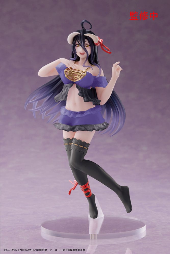 SU ORDINAZIONE Overlord IV Coreful PVC Statue Albedo Nightwear Ver. 18 cm ESAURITO