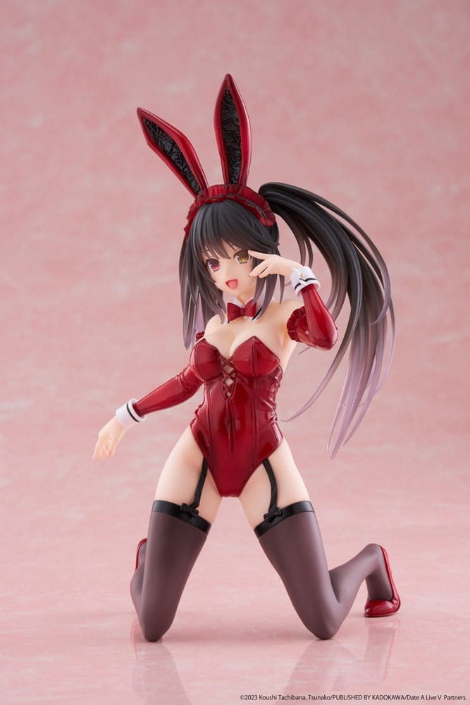 SU ORDINAZIONE Date A Live V PVC Statue Desktop Cute Figure Kurumi Tokisaki Bunny Ver. 13 cm ESAURITO