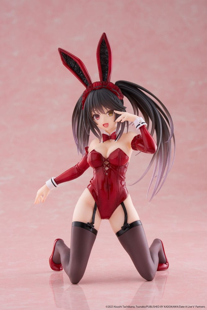 MADE TO ORDER Date A Live V PVC Statue Desktop Cute Figure Kurumi Tokisaki Bunny Ver. 13cm