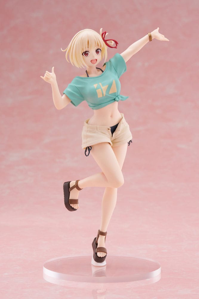 SU ORDINAZIONE Lycoris Recoil Coreful PVC Statue Chisato Nishikigi Hawaiian Ver. 18 cm ESAURITO