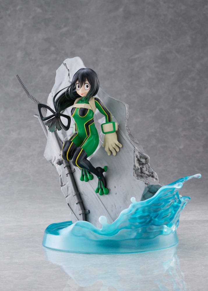 SU ORDINAZIONE My Hero Academia Dressta PVC Statue Tsuyu Asui 22 cm ESAURITO
