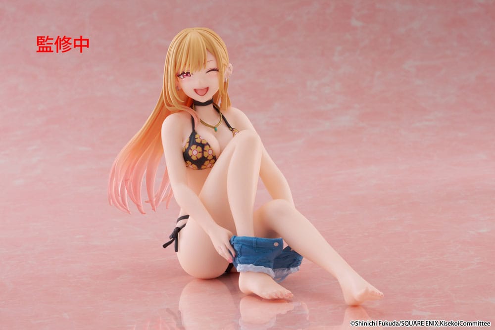 AUF BESTELLUNG My Dress-Up Darling PVC Statue Desktop Cute Figure Marin Kitagawa Measured Swimsuit Ver. 13 cm AUSVERKAUFT