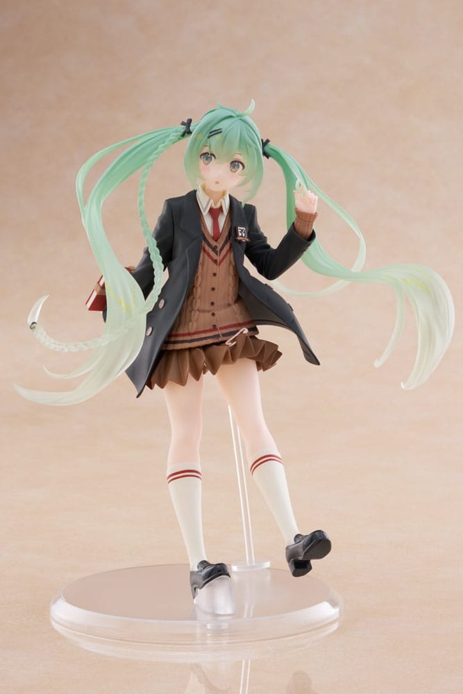 Auf Bestellung gefertigte Hatsune Miku PVC-Statue, Hatsune Miku Fashion Preppy Ver., 18 cm, AUSVERKAUFT