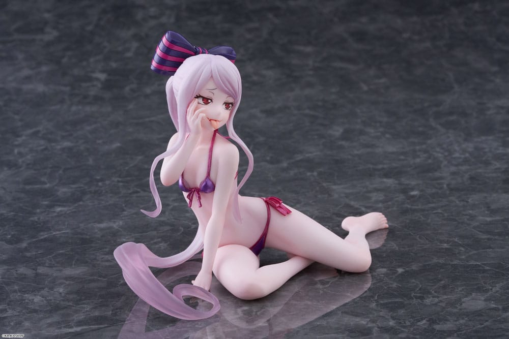 IN STOCK Overlord PVC Statue Desktop Cute Figure Shalltear Swimsuit Ver. 13 cm