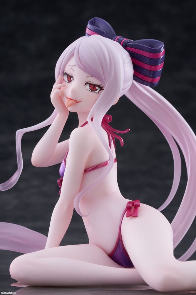 IN STOCK Overlord PVC Statue Desktop Cute Figure Shalltear Swimsuit Ver. 13 cm