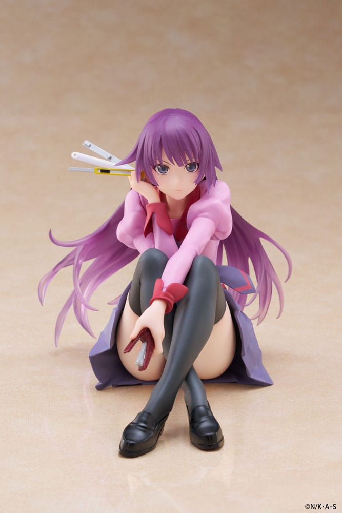 PREORDINE+ 08/2025 Monogatari PVC Statue Desktop Cute Figure Hitagi Senjougahara 13 cm