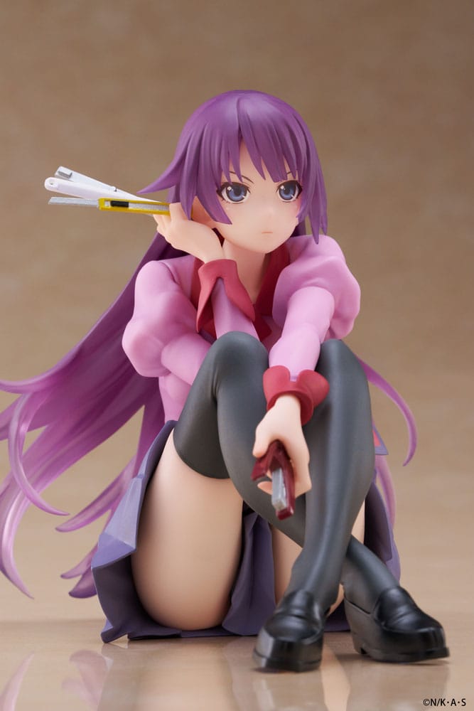 PREORDINE+ 08/2025 Monogatari PVC Statue Desktop Cute Figure Hitagi Senjougahara 13 cm