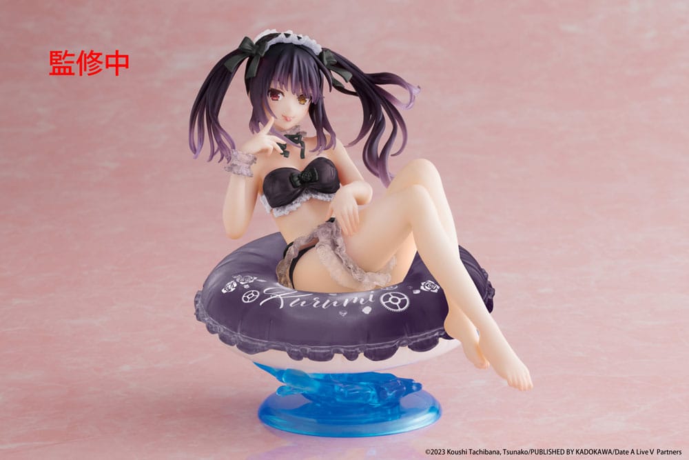 SU ORDINAZIONE Date A Live IV PVC Statue Aqua Float Girls Figure Kurumi Tokisaki Renewal Edition 10 cm
