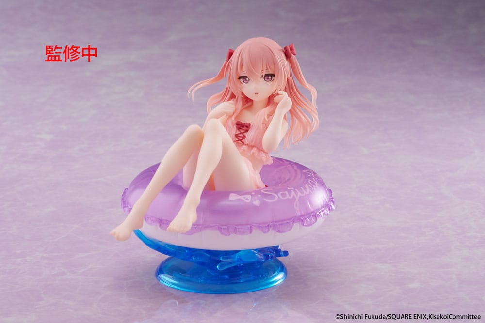 SU ORDINAZIONE My Dress-Up Darling Aqua Float Girls PVC Statue Sajuna Inui 10 cm
