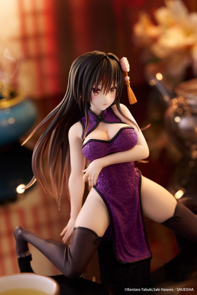 PREORDINE+ 10/2025 To Love Ru Darkness Desktop Cute PVC Statue Yui Kotegawa (Chinese Dress Ver.) 13 cm