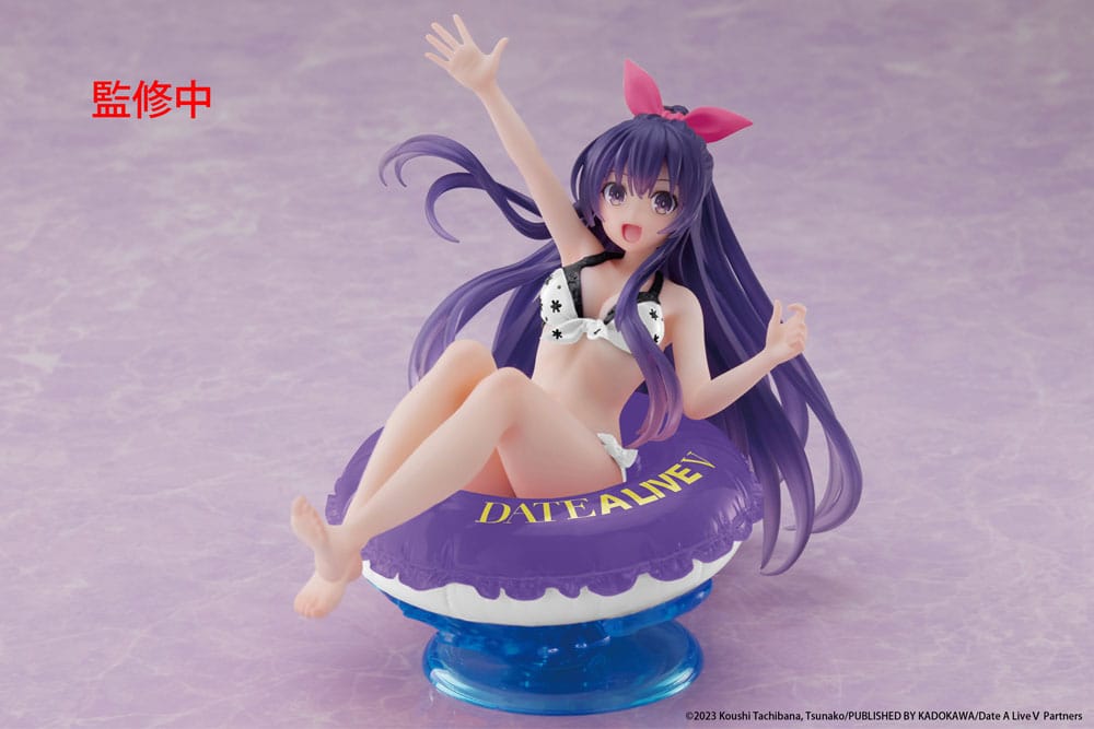 SU ORDINAZIONE Date A Live V Aqua Float Girls PVC Statue Tohka Yatogami Renewal 10 cm