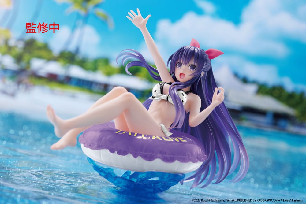 SU ORDINAZIONE Date A Live V Aqua Float Girls PVC Statue Tohka Yatogami Renewal 10 cm