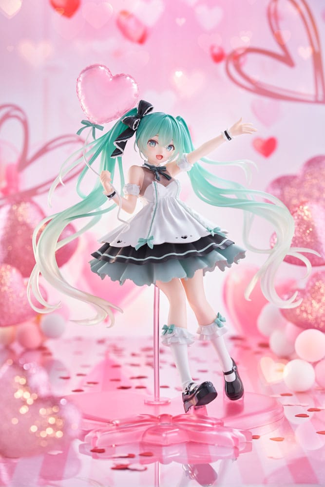 Auf Bestellung gefertigte Hatsune Miku AMP+ PVC-Statue, Hatsune Miku Geburtstagsparty 2025, 21 cm