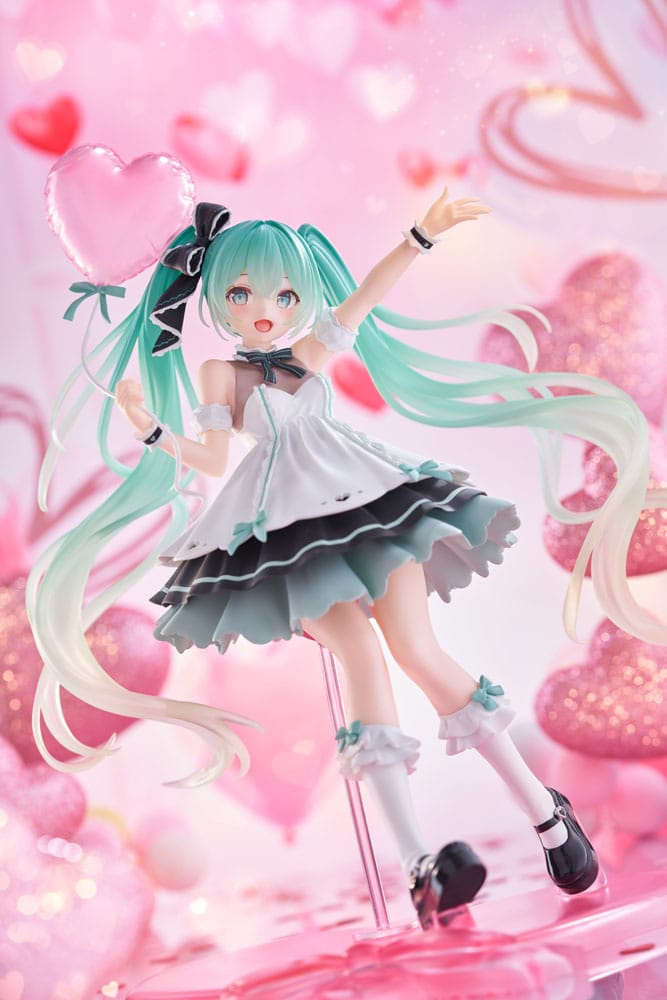 Auf Bestellung gefertigte Hatsune Miku AMP+ PVC-Statue, Hatsune Miku Geburtstagsparty 2025, 21 cm