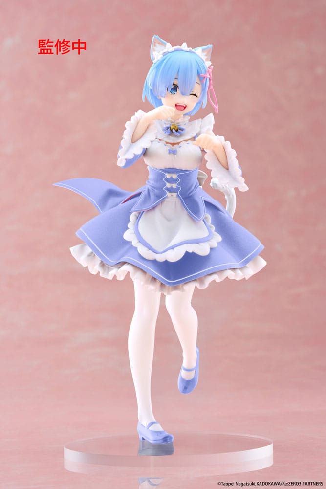 PREORDER+ 01/2026 Re:Zero Starting Life in Another World Coreful PVC Statue Rem Cat Maid Ver. Renewal 18 cm