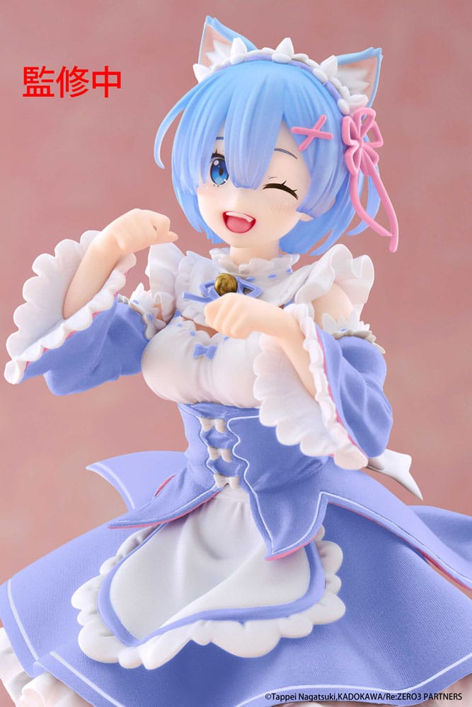 PREORDER+ 01/2026 Re:Zero Starting Life in Another World Coreful PVC Statue Rem Cat Maid Ver. Renewal 18 cm
