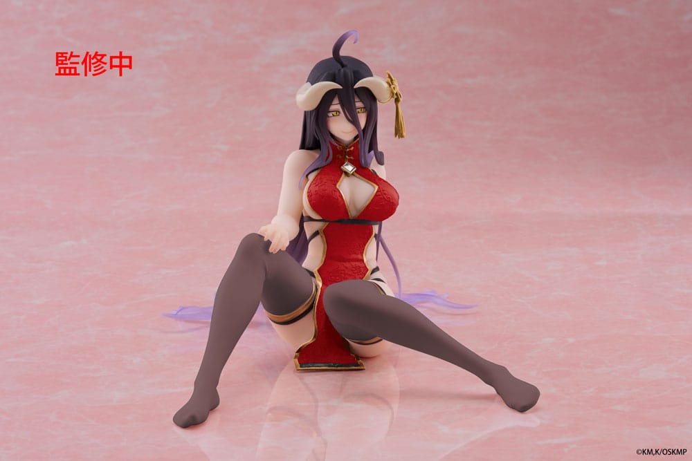 PREORDINE+ 01/2026 Overlord PVC Statue Desktop Cute Figure Albedo Chinese Dress Ver. Renewal 13 cm