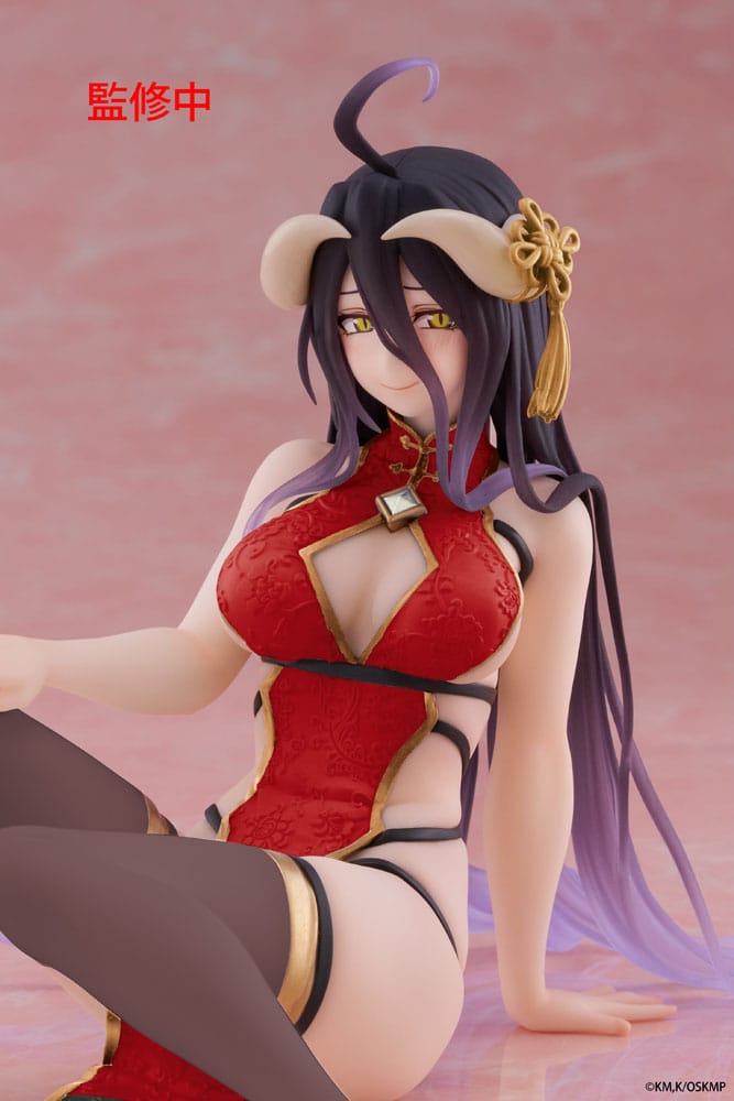 PREORDINE+ 01/2026 Overlord PVC Statue Desktop Cute Figure Albedo Chinese Dress Ver. Renewal 13 cm