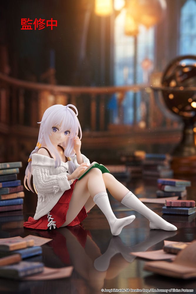 PREORDINE+ 03/2026 Wandering Witch: The Journey of Elaina PVC Statue Desktop Cute Figure Elaina Casual Clothes Ver. Renewal 13 cm